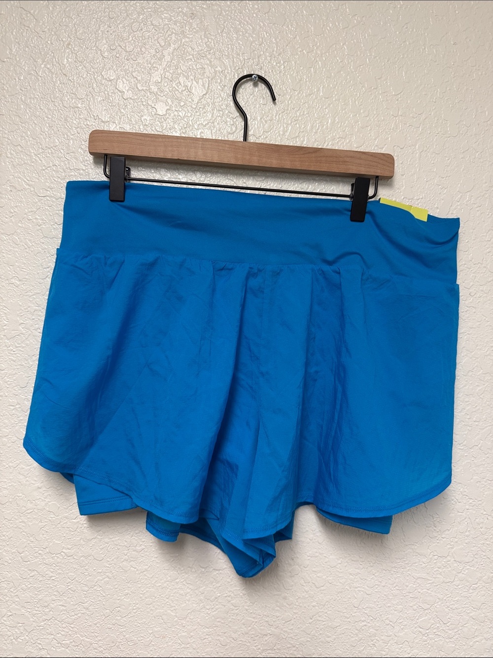 NWOT ALL IN MOTION 2 in 1 Athletic Shorts in Bright Blue Size XXL